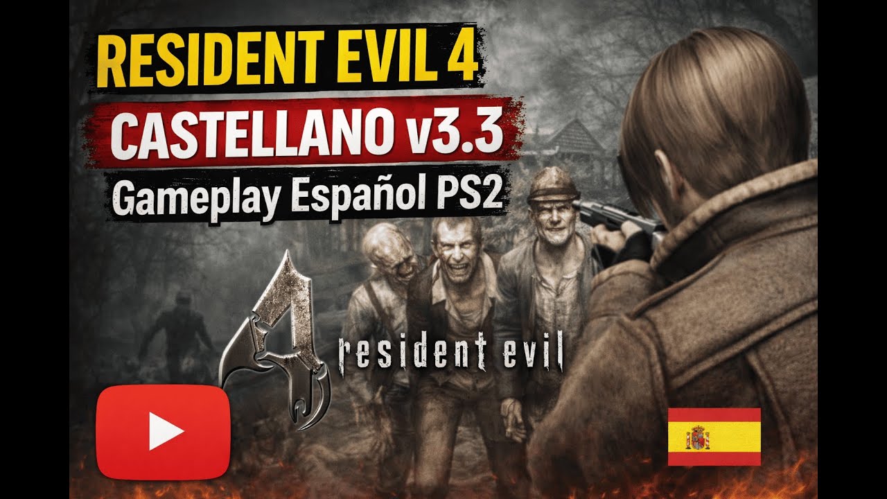 Resident Evil 4 на испанском языке, версия 3.3 | Геймплей на PS2