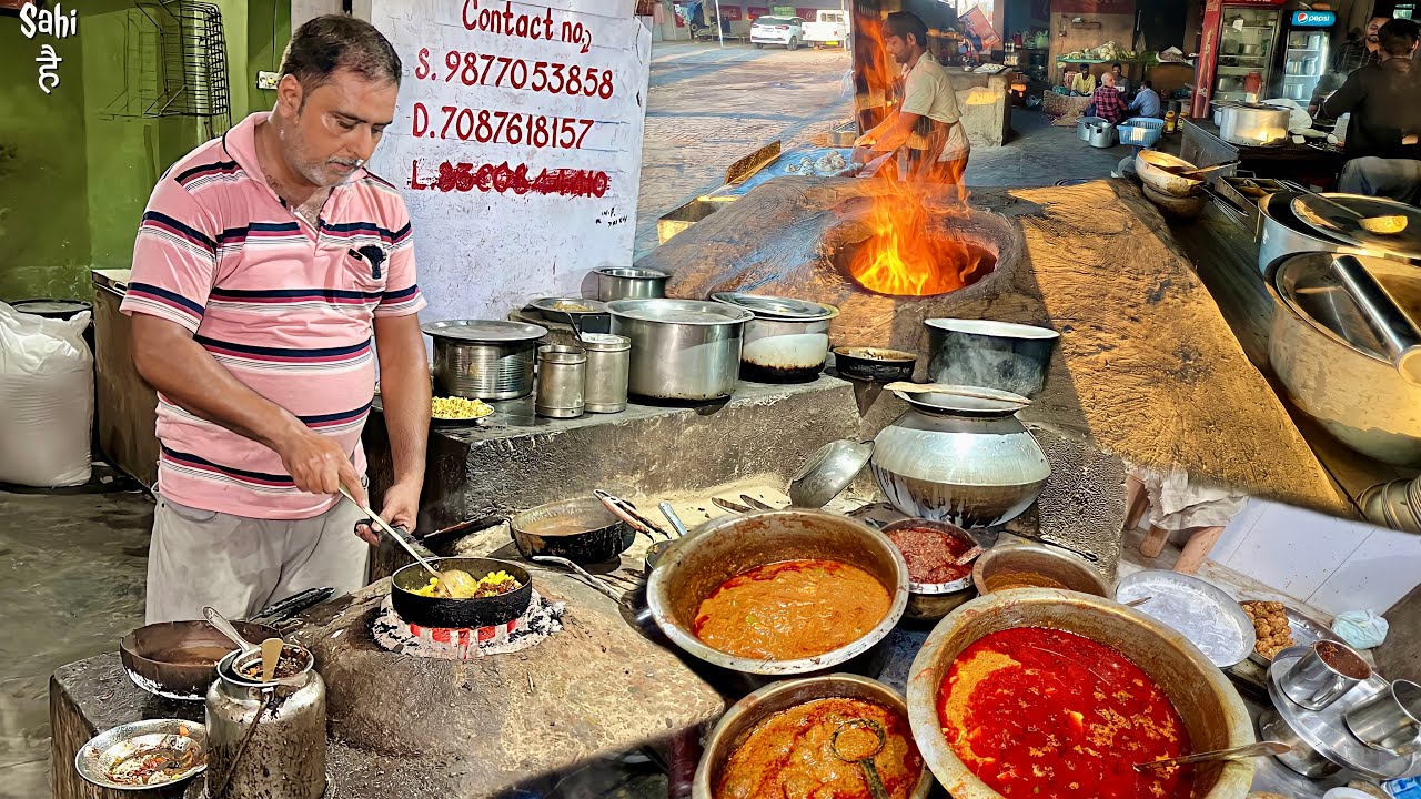 SABSE DESI Village Dhaba | Desi Chulhe wala Khana | Street Food India