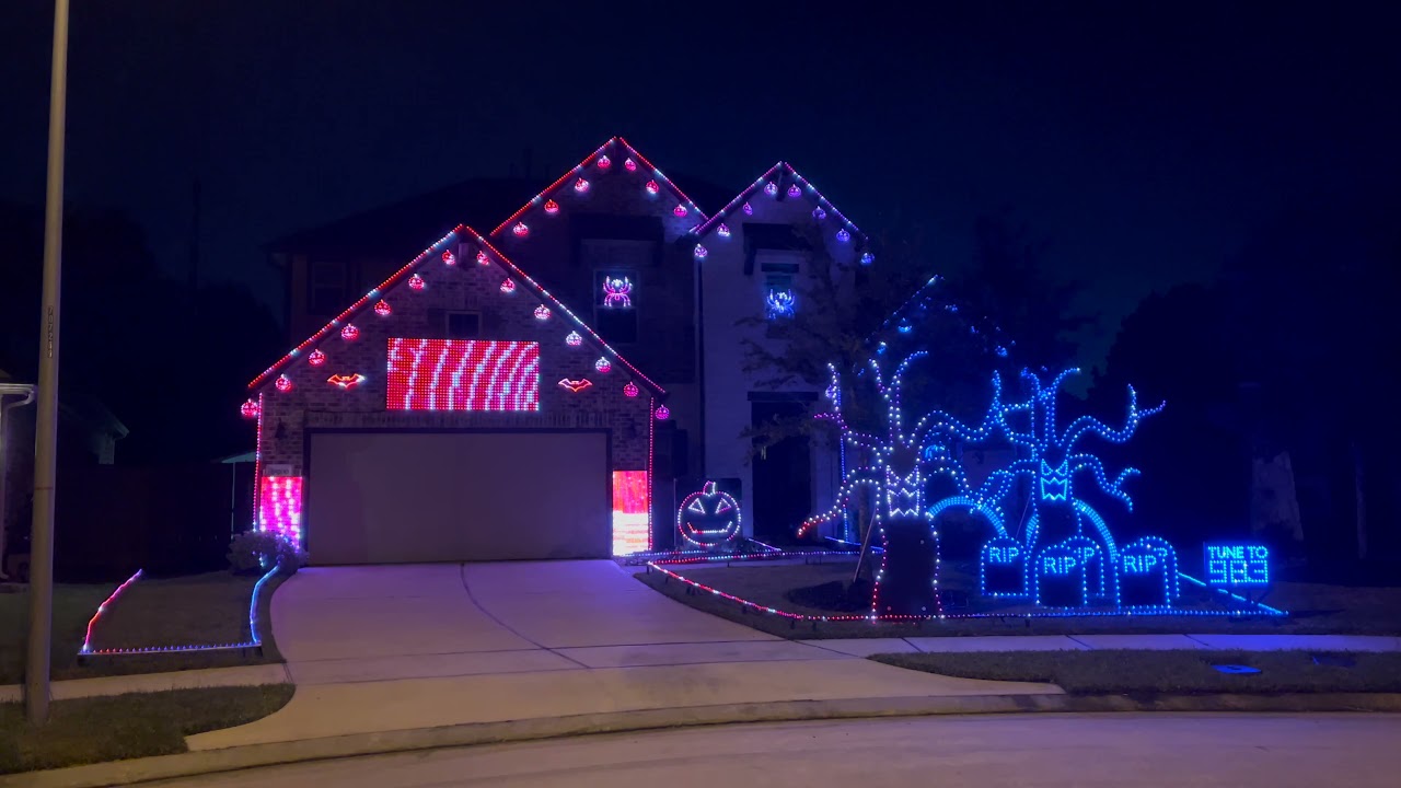 Skrillex - First of the Year (Equinox), 2021 Halloween Light Show