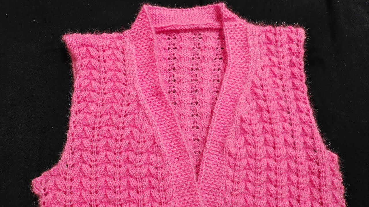 ladies cardigan part 7 Mota kaise jode aur aur v shap neck ki bunai by creativity lovers
