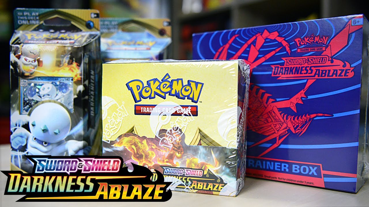 Darkness Ablaze Booster Box, Elite Trainer Box and Theme Deck Opening! Thanks TPCi!