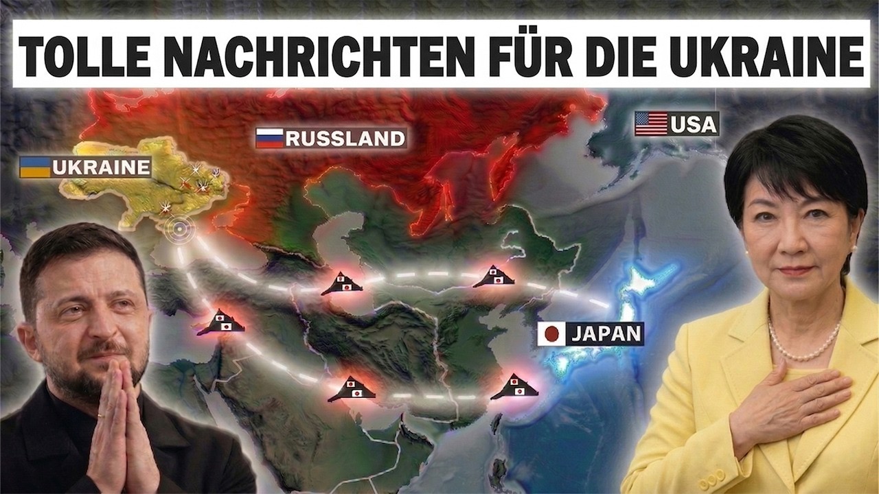 Was JAPAN gerade f&uuml;r die Ukraine getan hat... Putins Angriffe sind jetzt v&ouml;llig NUTZLOS!