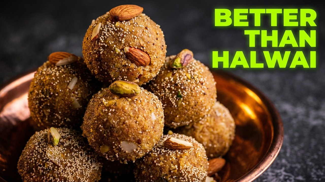 चूरमा लड़ू रेसिपी Simple Churma Ladoo Recipe   | 🇮🇳 Ganesh chaturthi & Diwali Special Mithai #ladoo