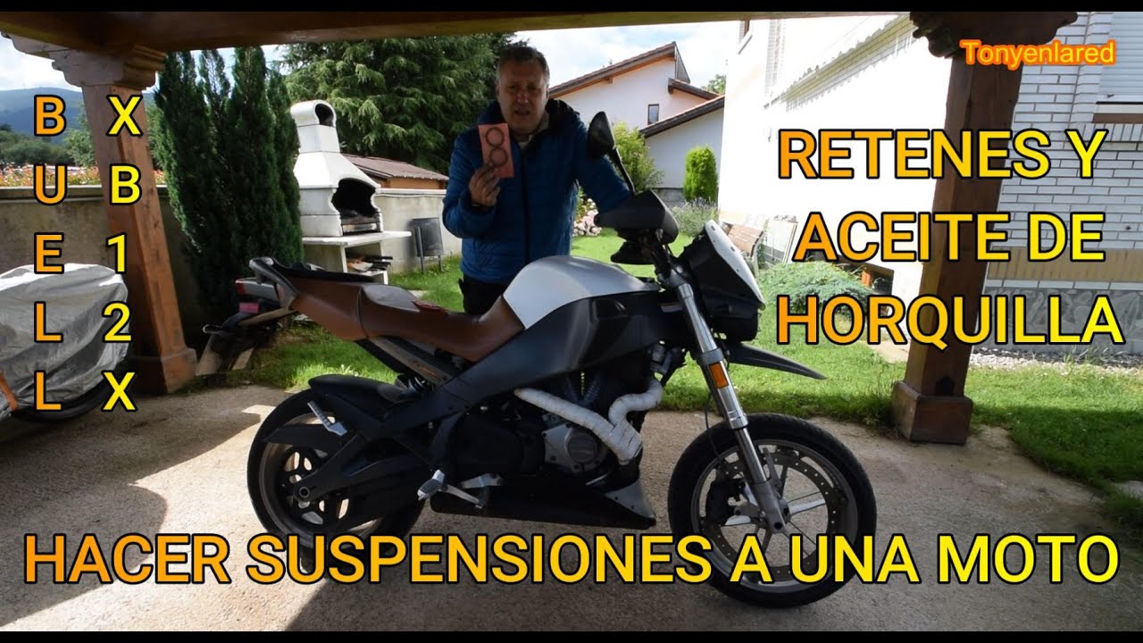 Cambio de Retenes y Aceite , Mantenimiento suspensiones moto Buell XB12X
