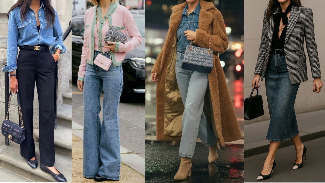 COMO llevar prendas JEANS este Invierno 2026 Outfits Fáciles y Modernos