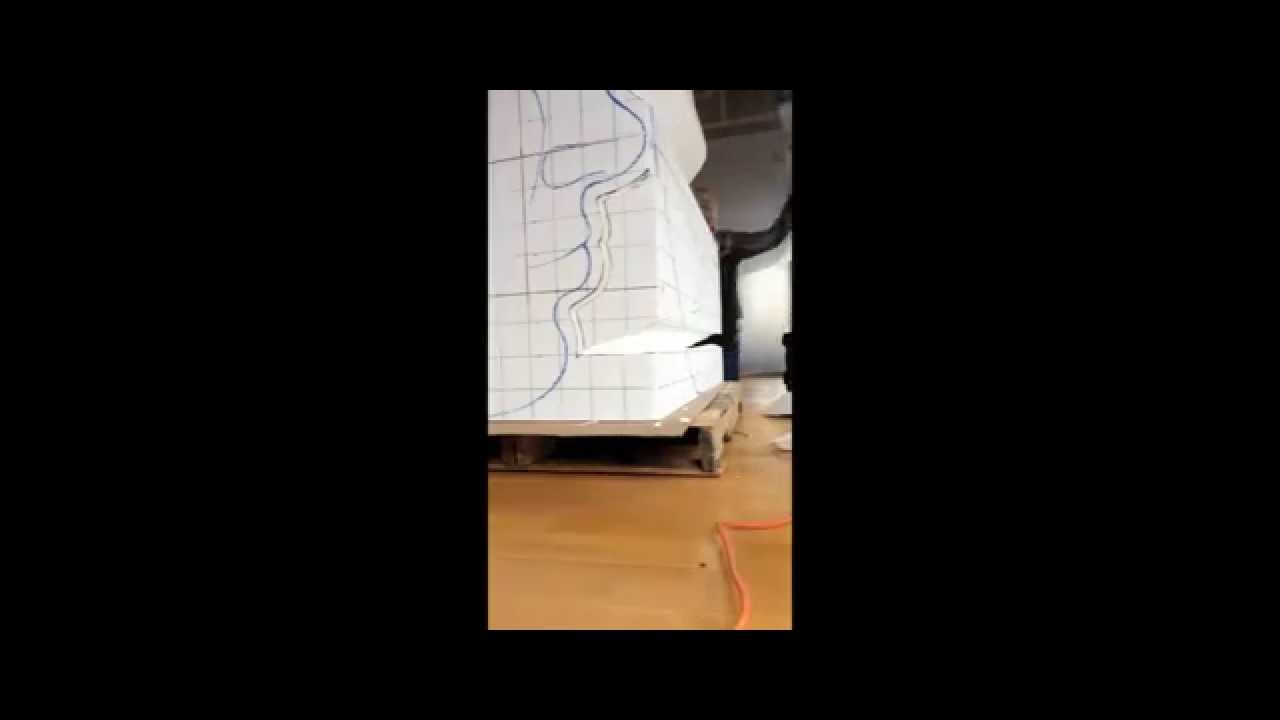 Cutting Foam With A Hot Wire Bow Cutter