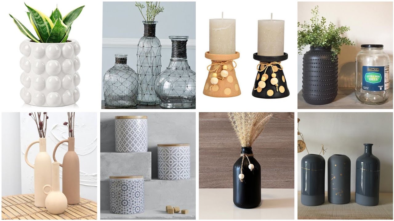 أفكار 💡 عندك برطمانات وعلب معدنية اصنعي اجمل ديكورات لبيتك بأقل تكلفة #diy #craft #ideas #idee