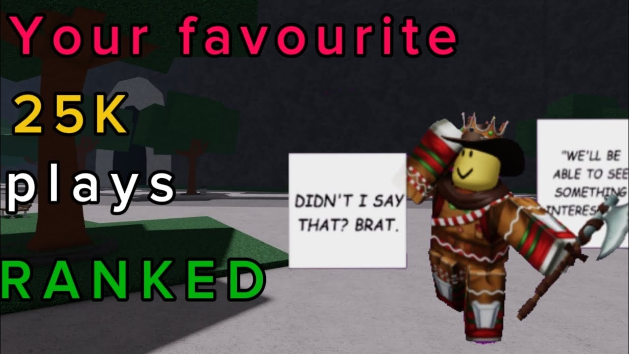 Your Favourite 25K Plays Ranked!! (TS is too easy)