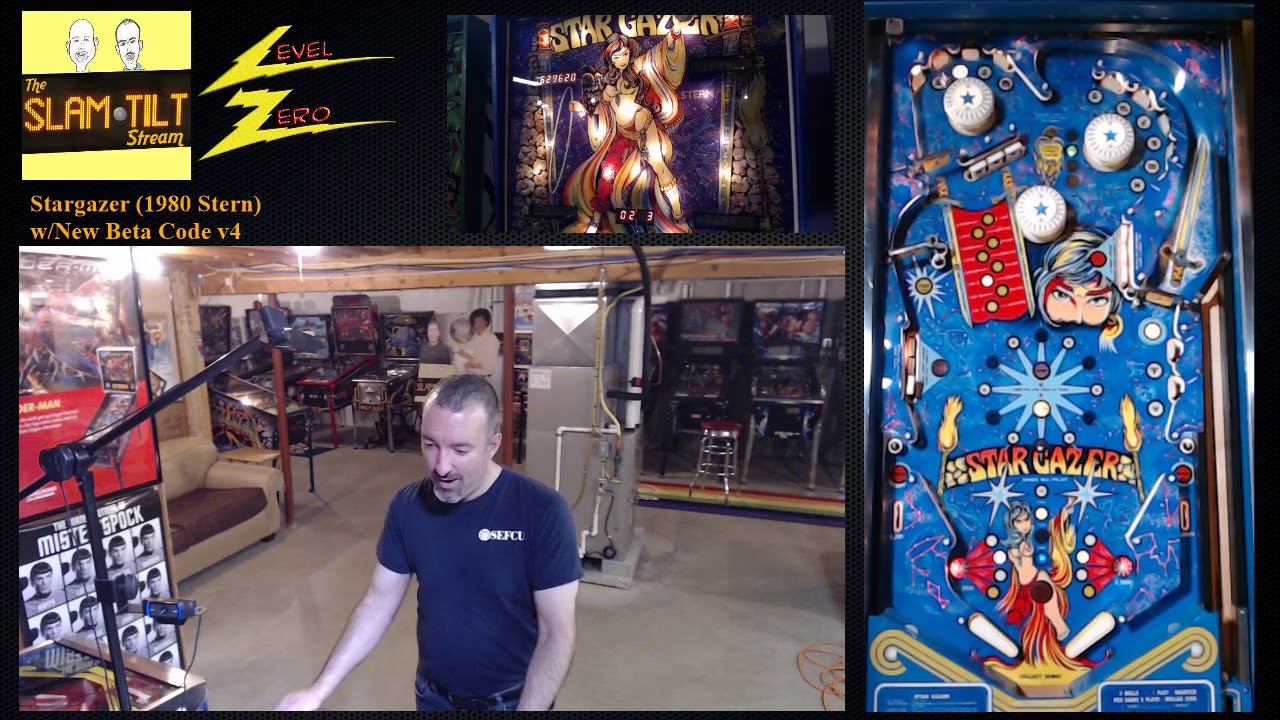 The Slam Tilt Stream (Stargazer ** New Code ** - 1980 Stern)