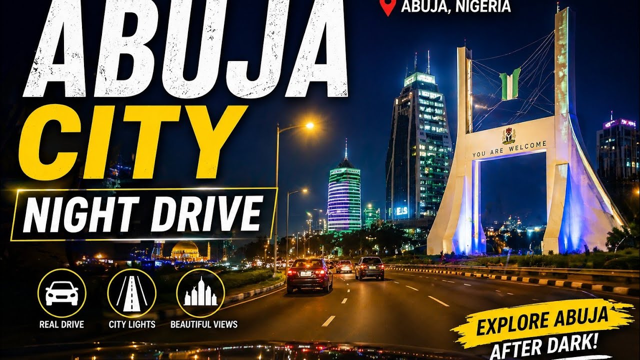 Abuja After Dark | Ultra 4K City Drive Experience!