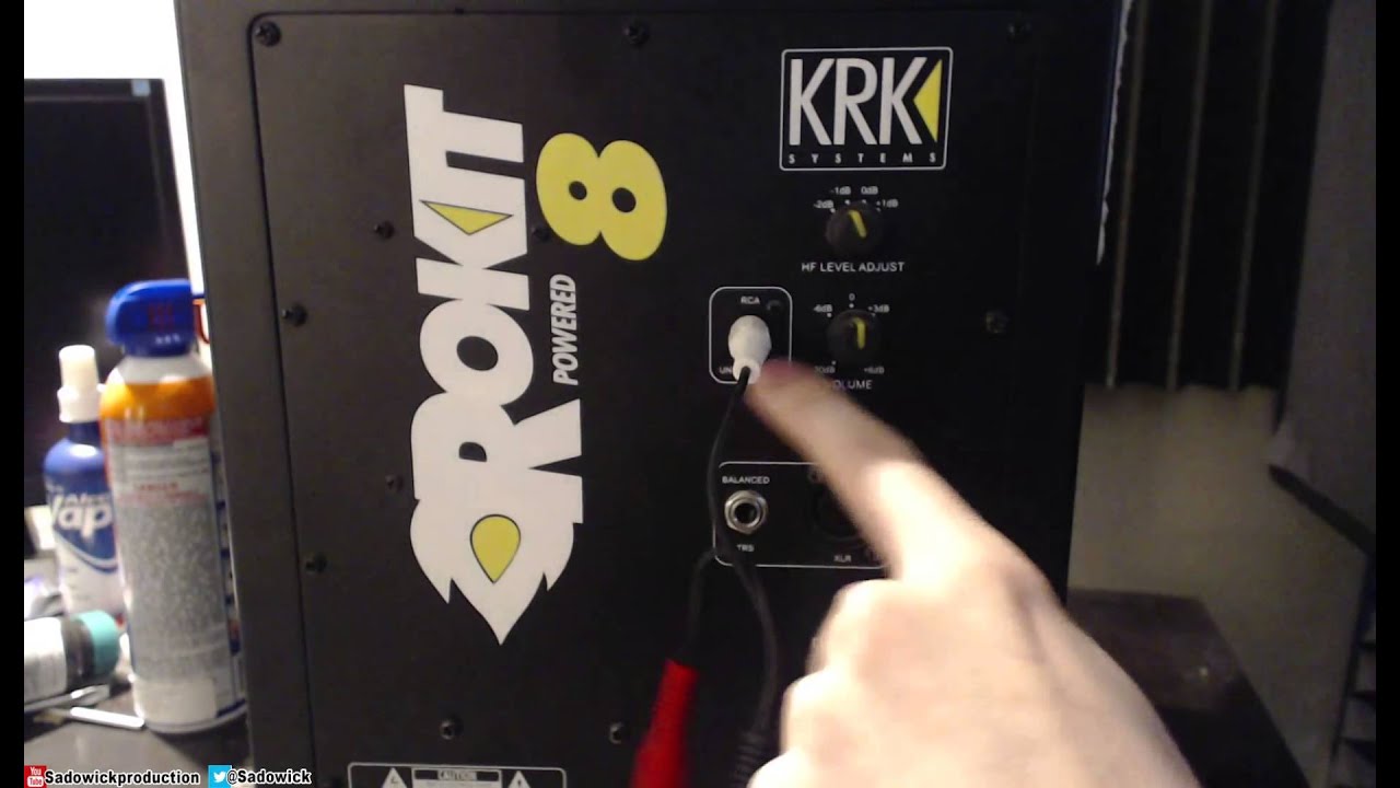 The Back Of A Typical Studio Speaker & Balanced vs Unbalanced
