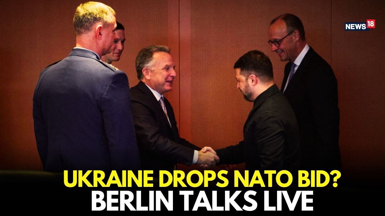 LIVE: Berlin Talks on Ukraine War | Zelenskyy Meets US, UK, France & Germany | LIVE-N18L
