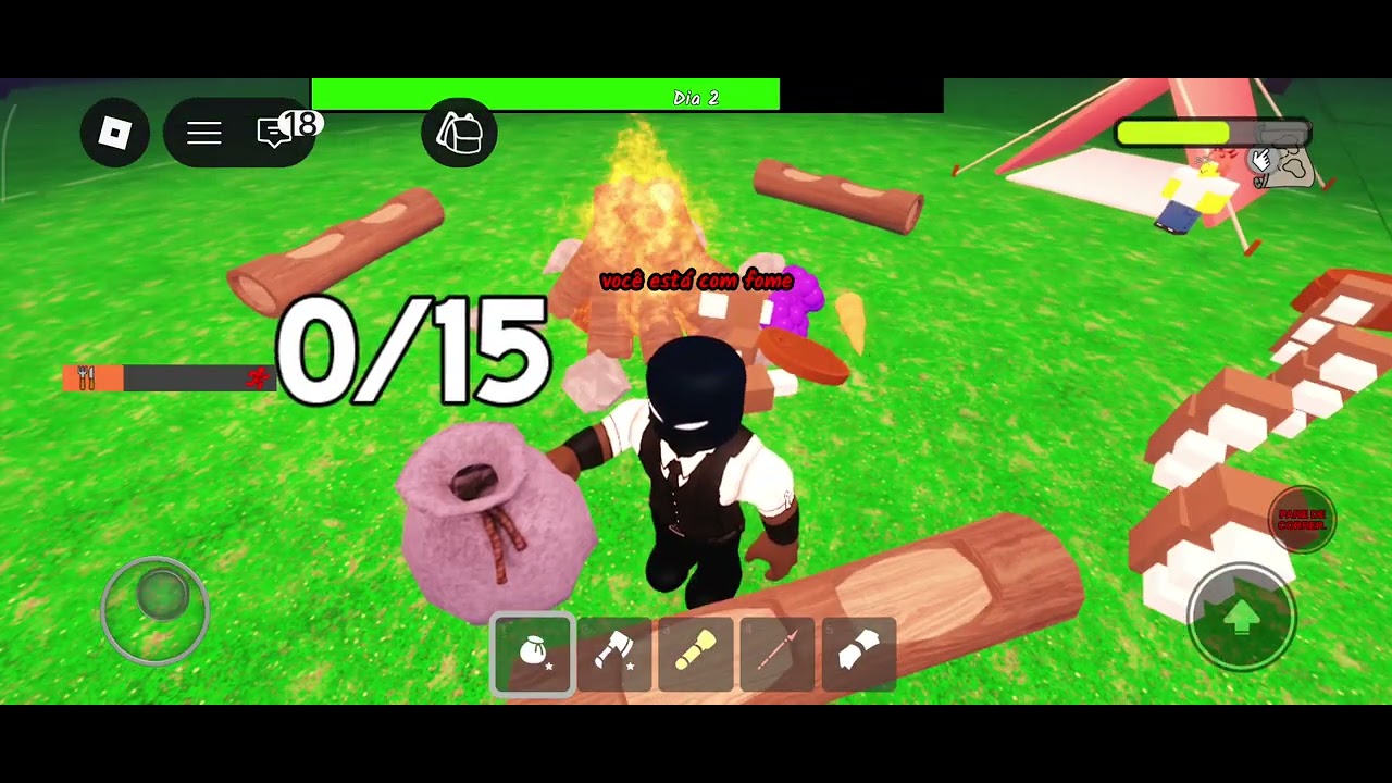 Jogamos 99 noites na floresta no Roblox dnv e deu nisso!
