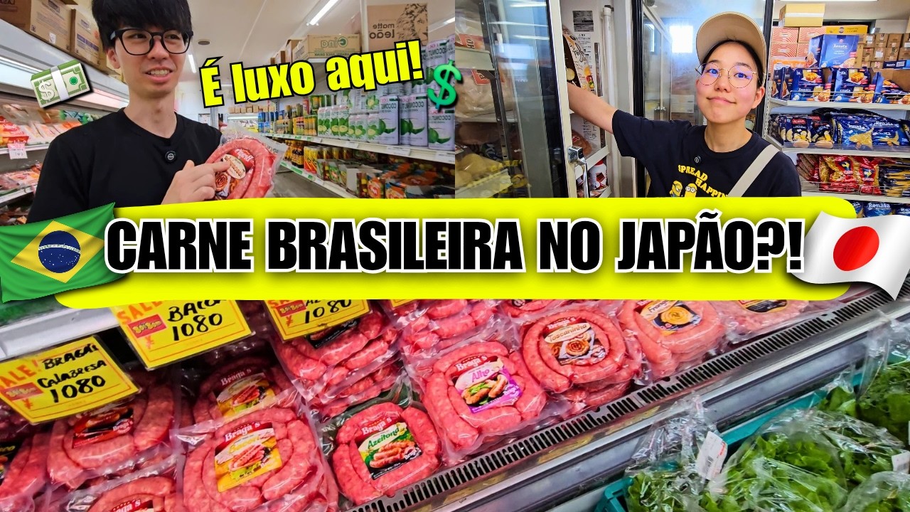 Vlog no Japão: Rotina pré feriadão + mercado brasileiro para churrasco 🥩