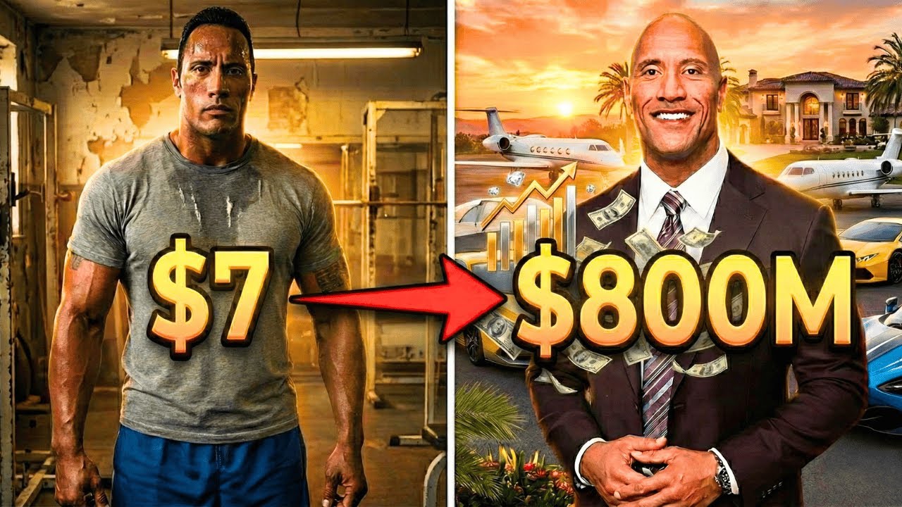 The Rock Had $7 to His Name — Now He Owns an $800M Empire