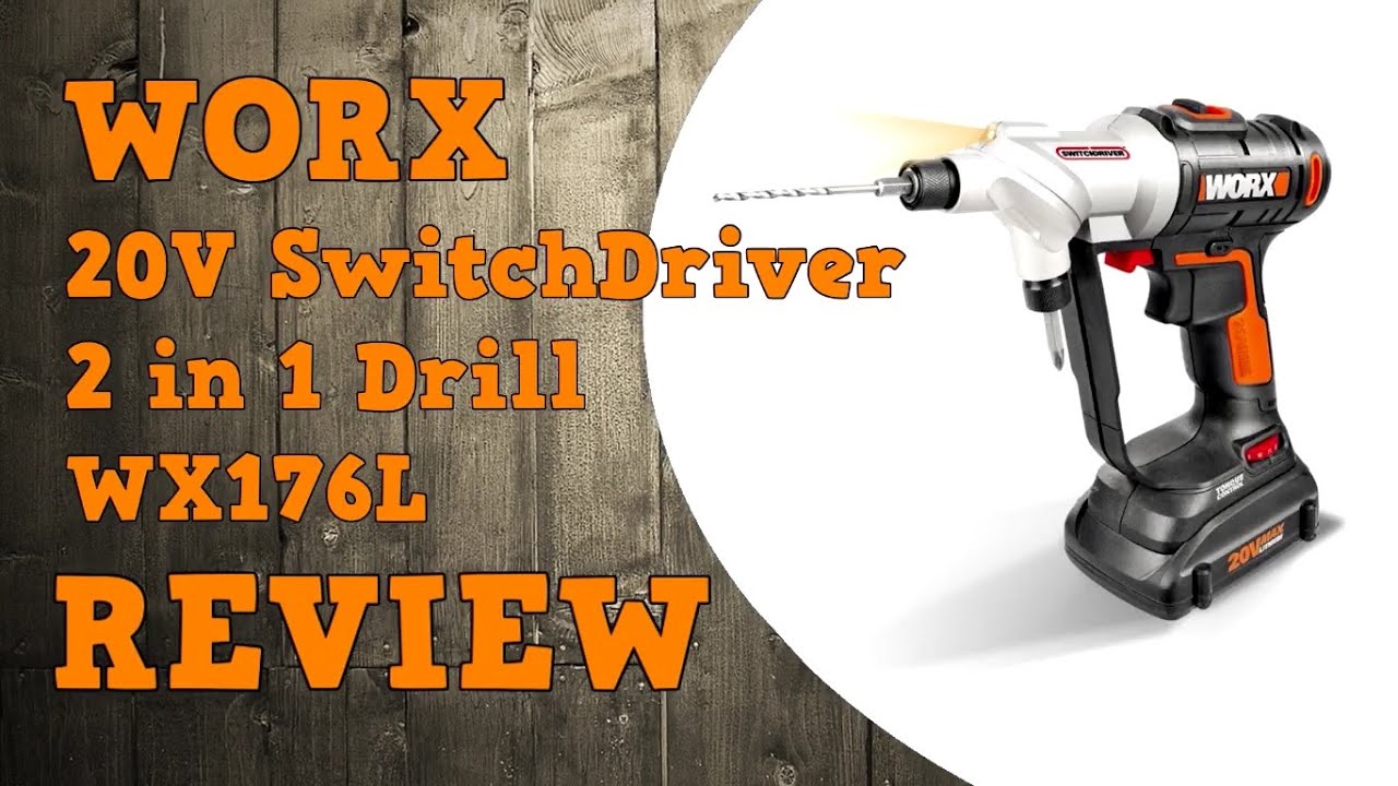Worx 20V Switchdriver WX176L Review