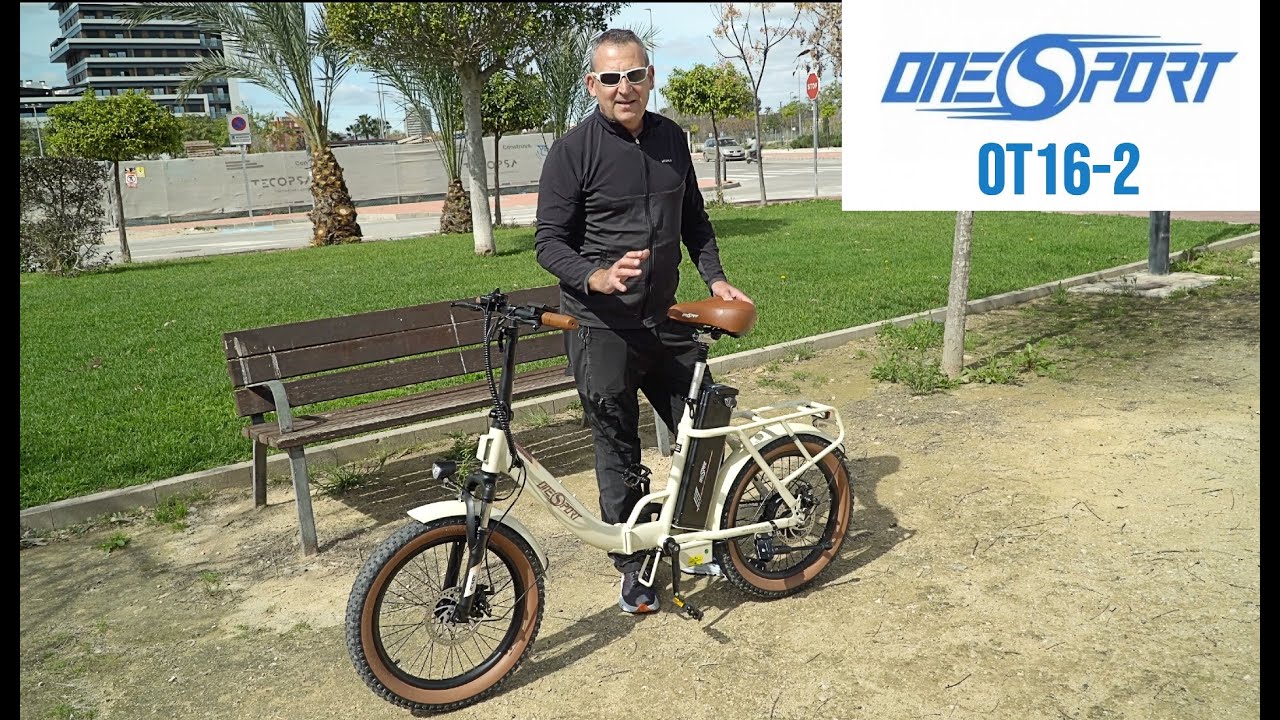 BICICLETA ELECTRICA y PLEGABLE ONESPORT OT16-2,  LA MEJOR OPCIÓN PARA MOVERTE POR CIUDAD