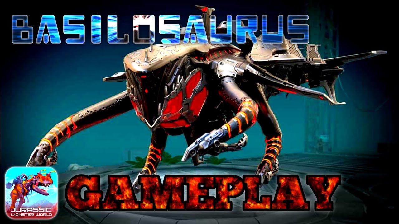 BASILOSAURUS max LV gameplay , music video 32 . ( JMW dino war )