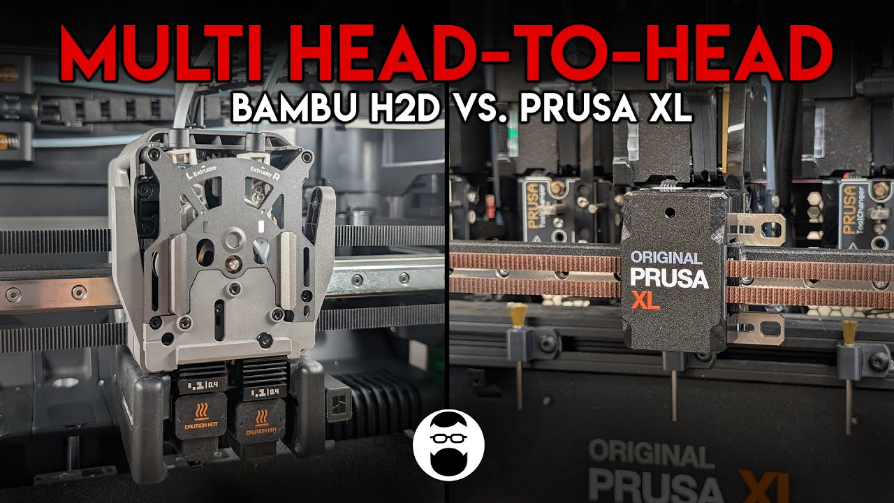 Which is the best multi-head printer for you?  Bambu H2D vs. Prusa XL