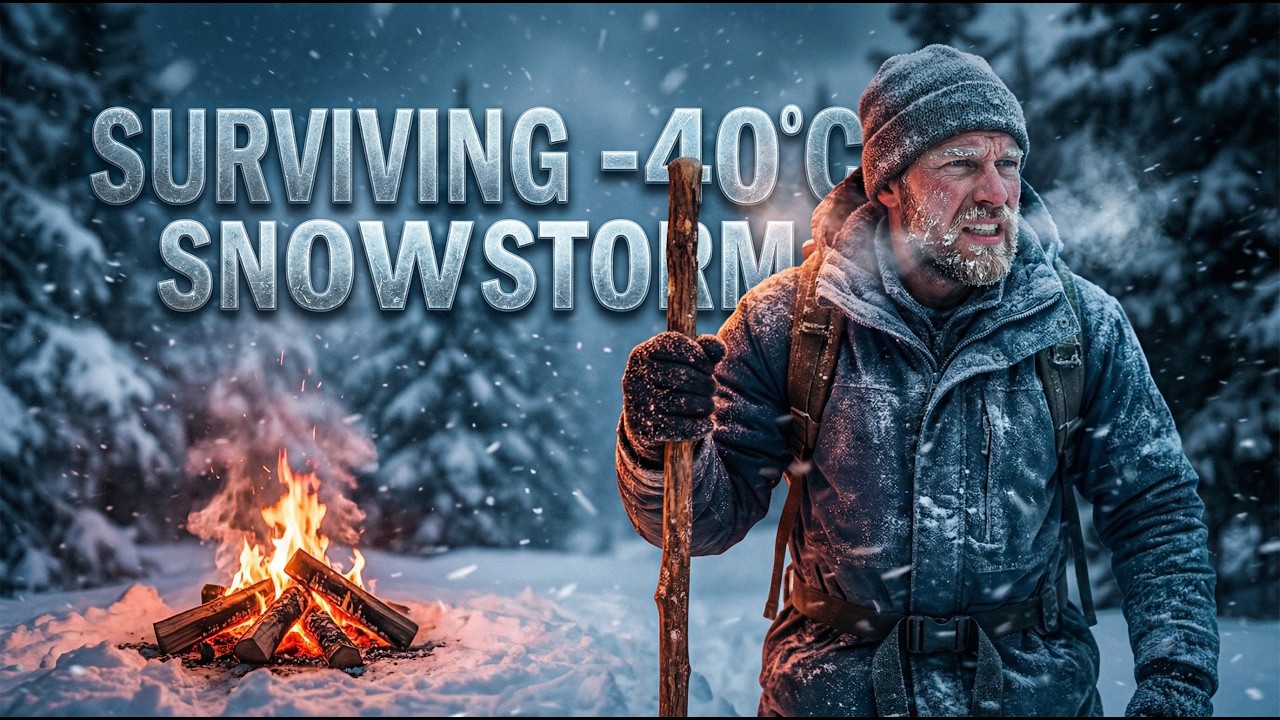 Surviving the Frozen Wild &ndash; 24 Hours Alone in Extreme Cold (-40&deg;C)