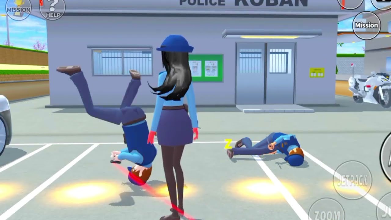 Police Saved the Girl 🚓🔥 | Sakura School Simulator 🚓🔥 | Sakura School simulator Tutorial