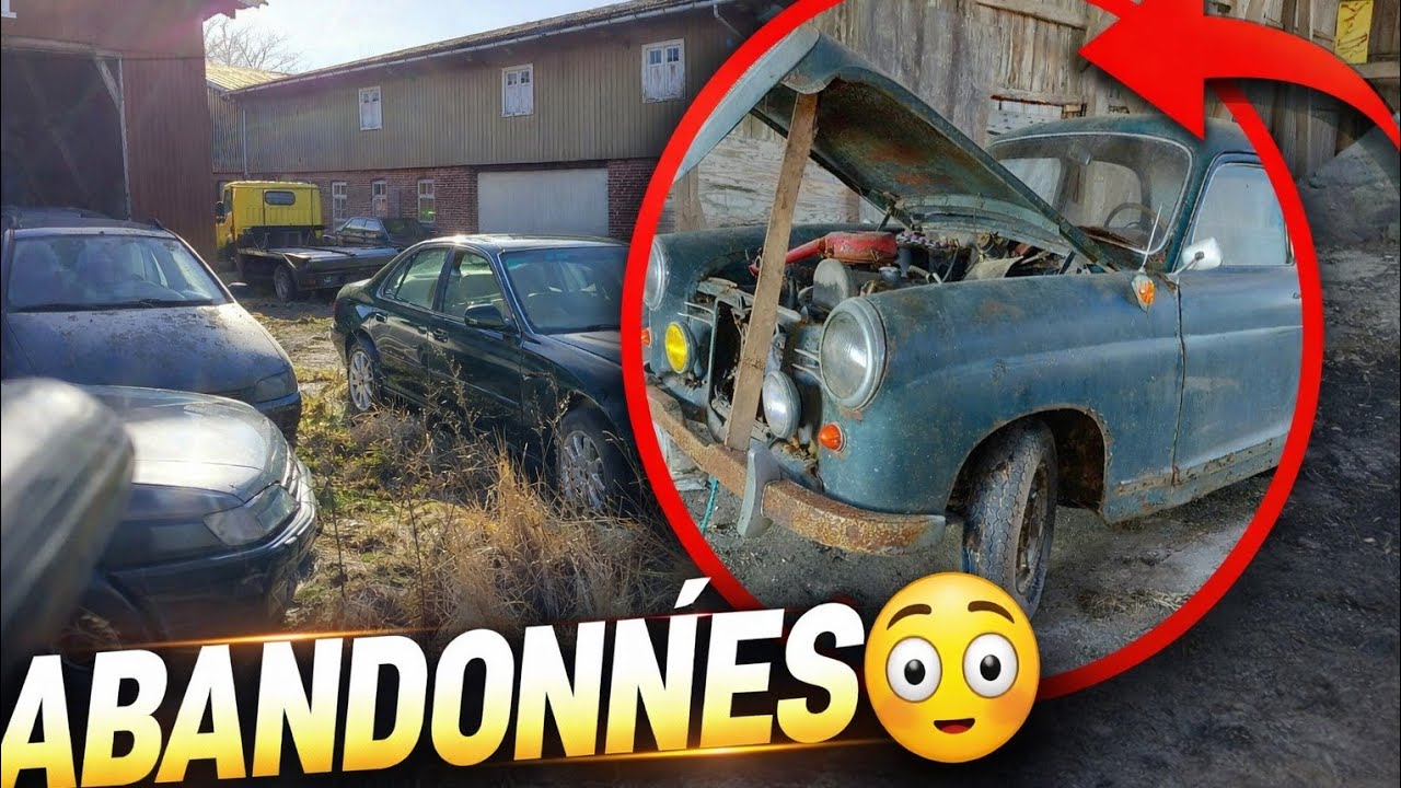 J’ai découvert un CIMETIÈRE de voitures abandonnées!!! 