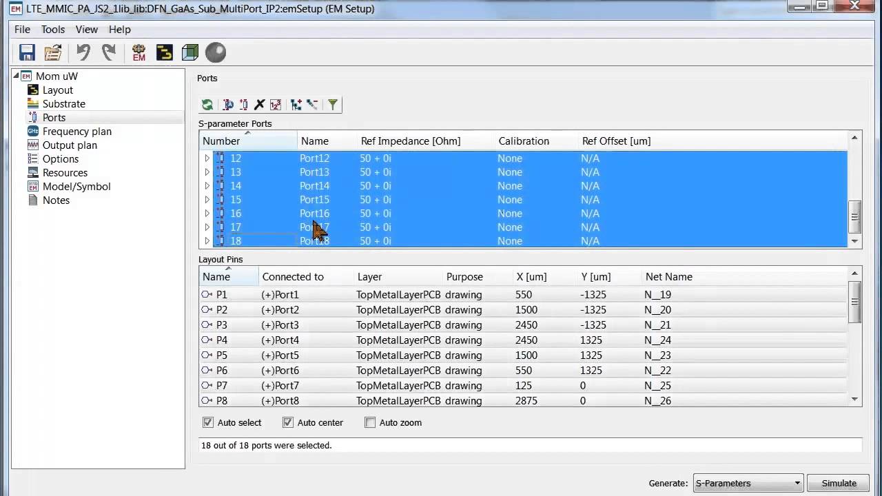 ADS 2011 Momentum and FEM User Interface