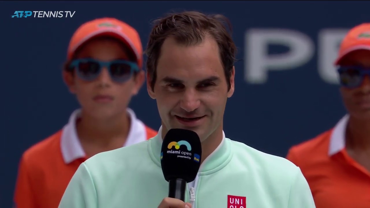 Roger Federer gives classy speech after winning 2019 Miami Open