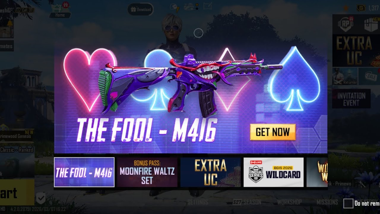 bgmi new m416 glacier trick 🔥 | crate opening & glacier hack in bgmi  12 Uc Me 🎁🤑👑