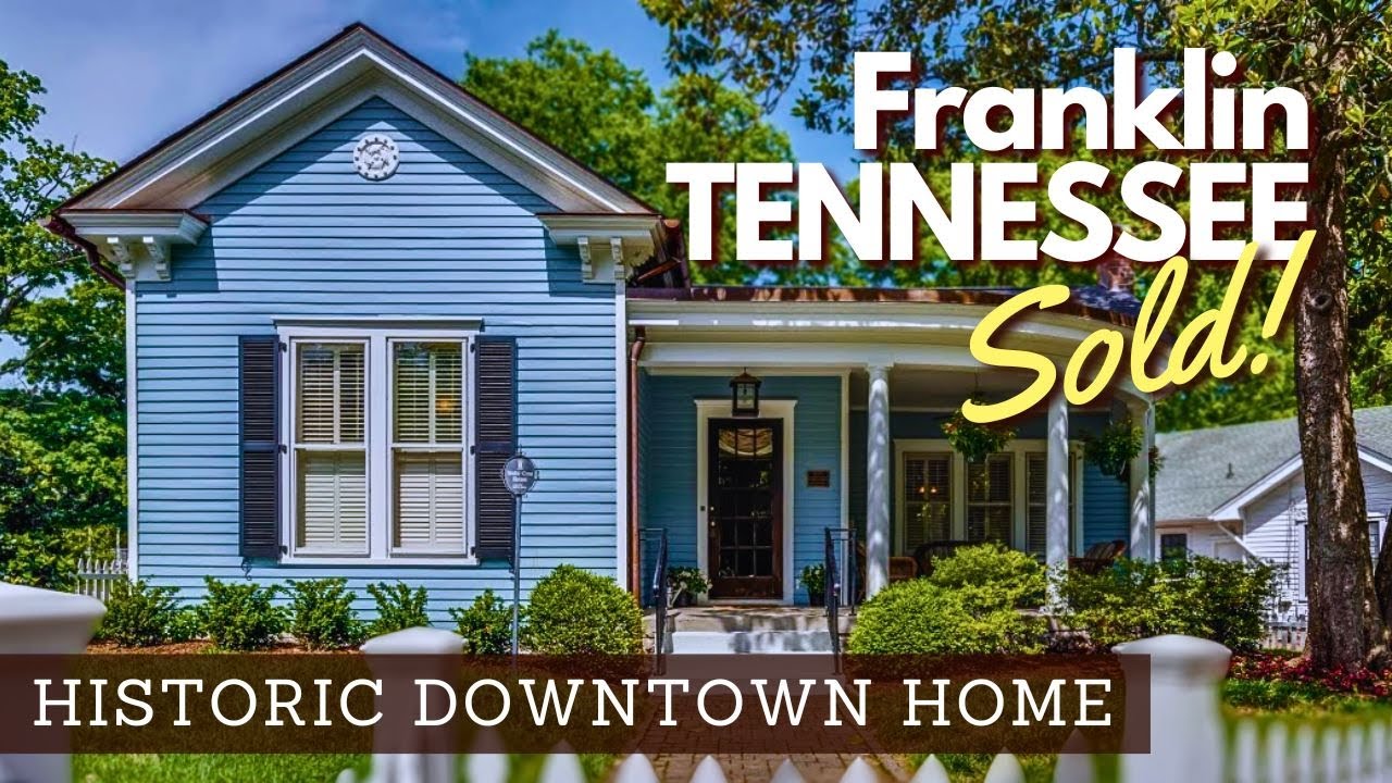 ** SOLD **  THE PERFECT DOWNTOWN FRANKLIN HOME? | Guided Tour with Charlie Neese