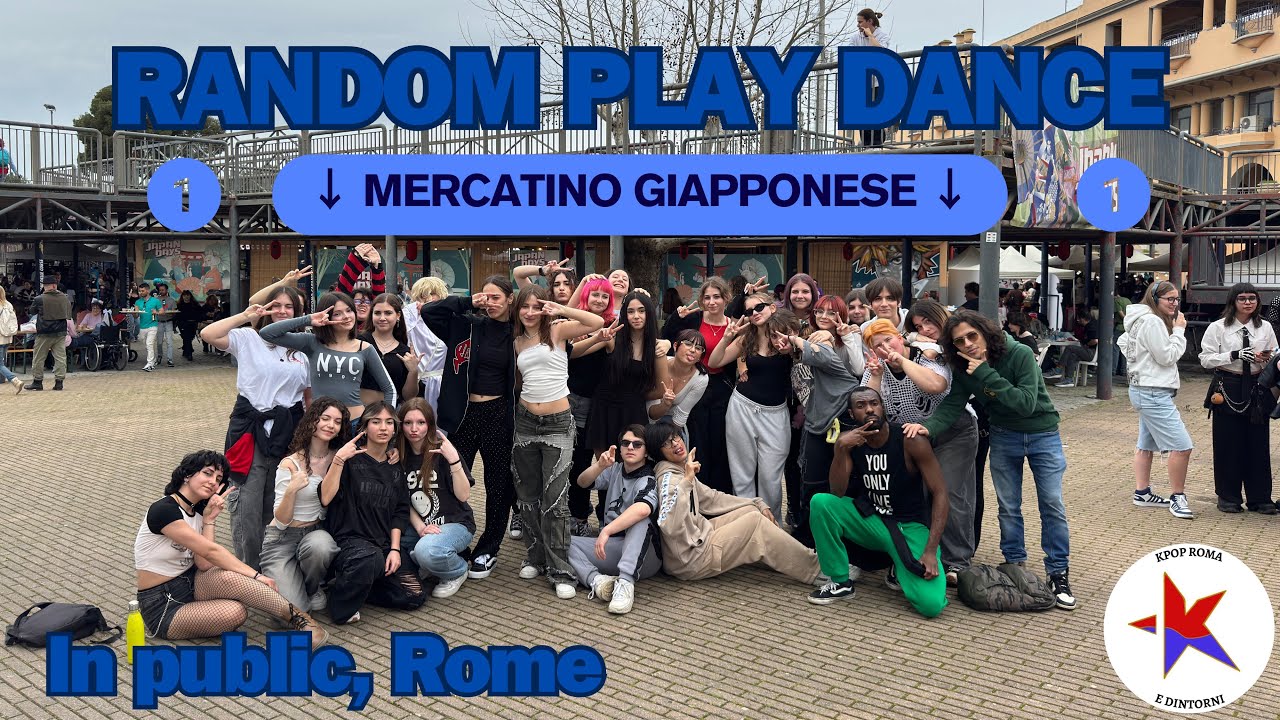 [KPOP IN PUBLIC] RANDOM PLAY DANCE MERCATINO GIAPPONESE-랜덤플레이댄스 in ITALY [MARCH 25 pt.1]