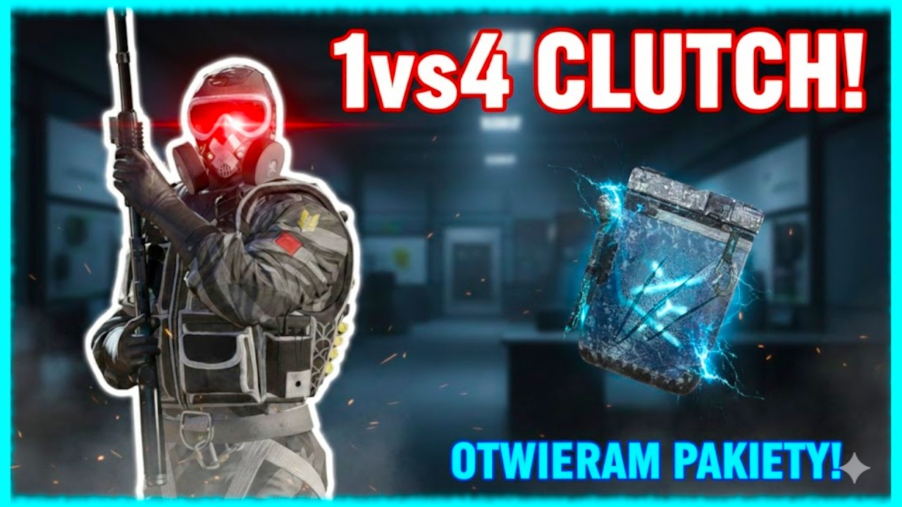 Rainbow Six Siege X #77 | MOCNY PRZECIWNIK ! MUTE 1VS4 ! OTWIERAM PAKIETY ! | GAMEPLAY PL