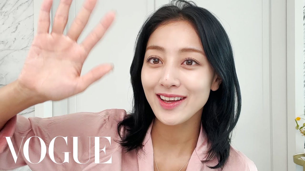 TWICE's JIHYO on Skin Care & Soft Blush Makeup | Beauty Secrets | Vogue