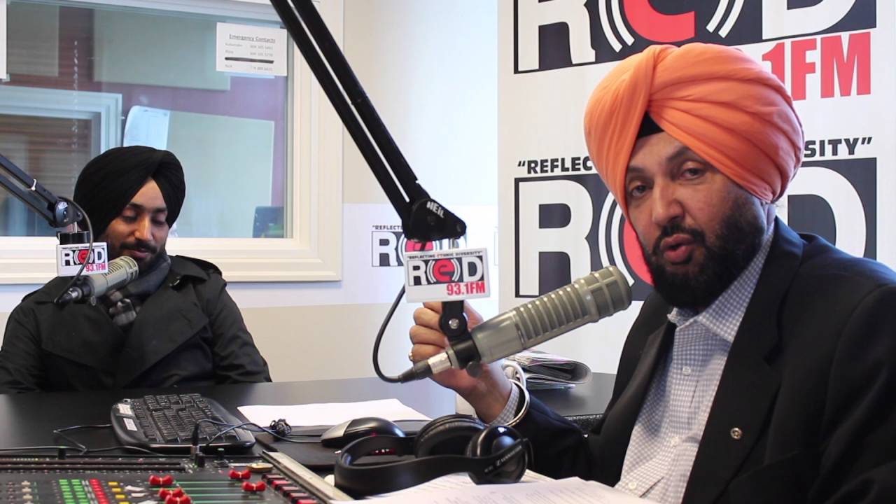 Satinder Sartaaj on the Harjinder Thind Show RED FM Vancouver April 13, 2016