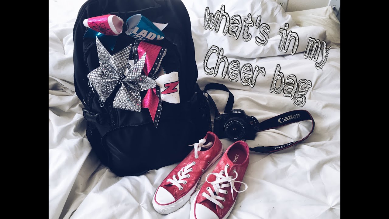 Whats in My Competition Cheer bag!? Updated!!