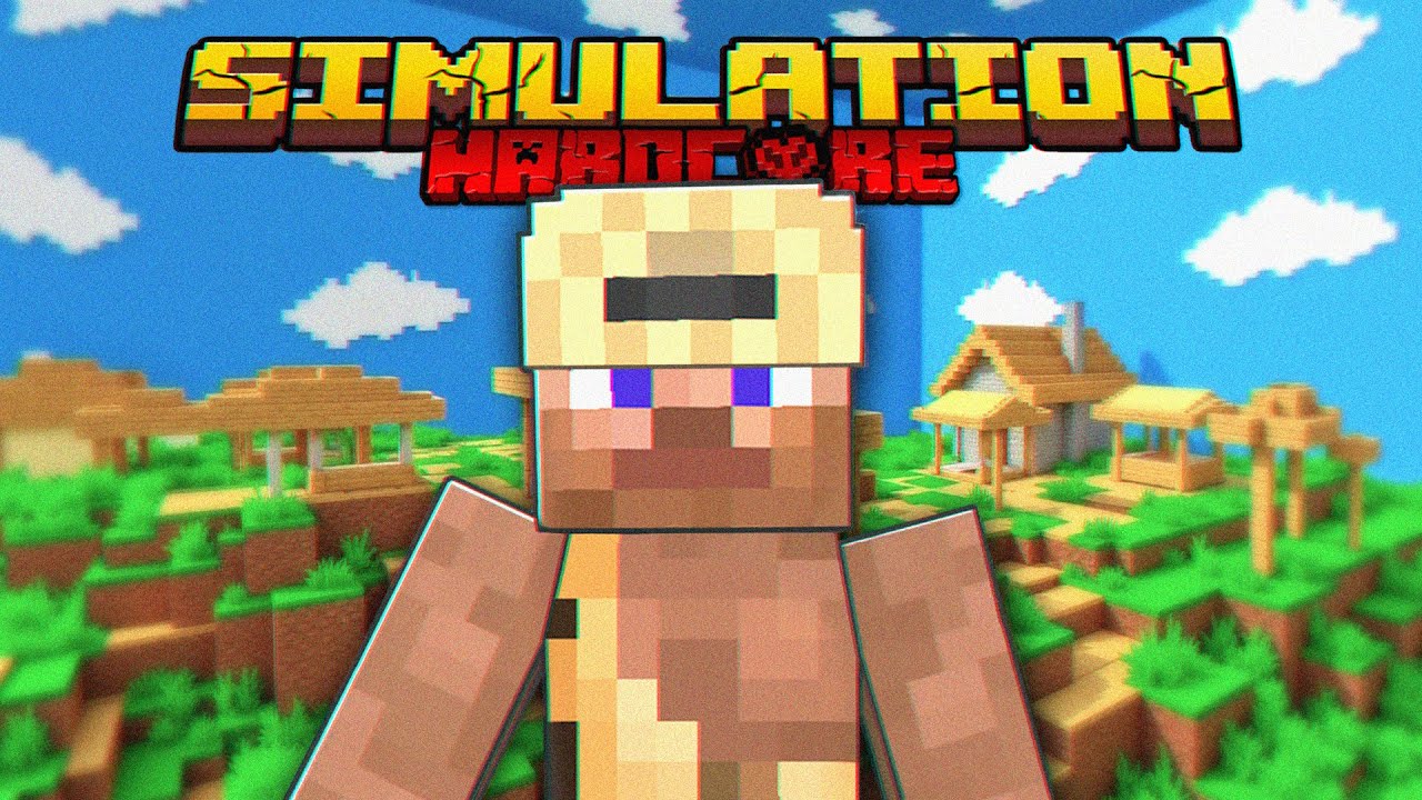 SURVIVRE à une SIMULATION PREHISTORIQUE sur MINECRAFT HARDCORE... Voilà ce qu'il s'est passé