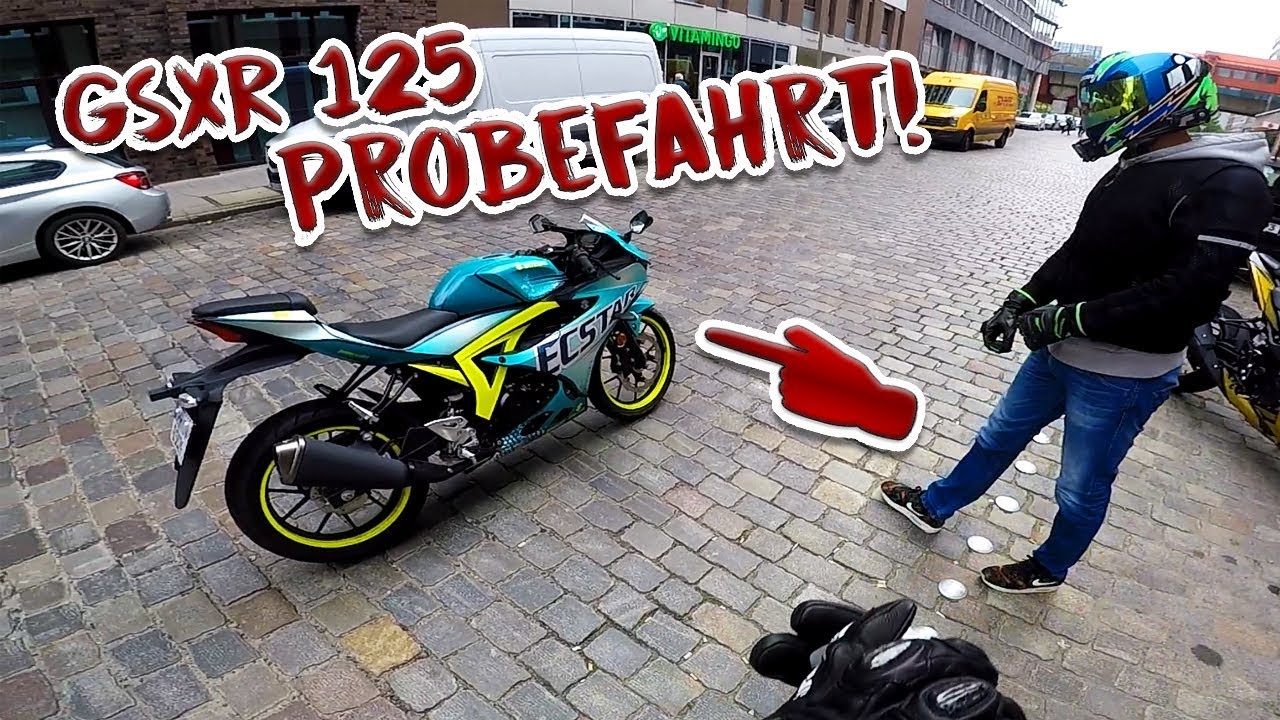 Supersportler mit 16! | GSXR 125 Probefahrt!