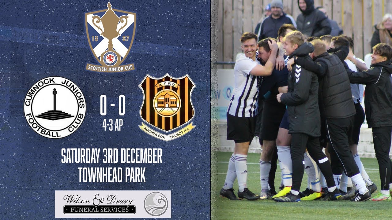 Cumnock Juniors 0-0 (4-3AP) Auchinleck Talbot | Scottish Junior Cup Round of 16 | 03/12/22
