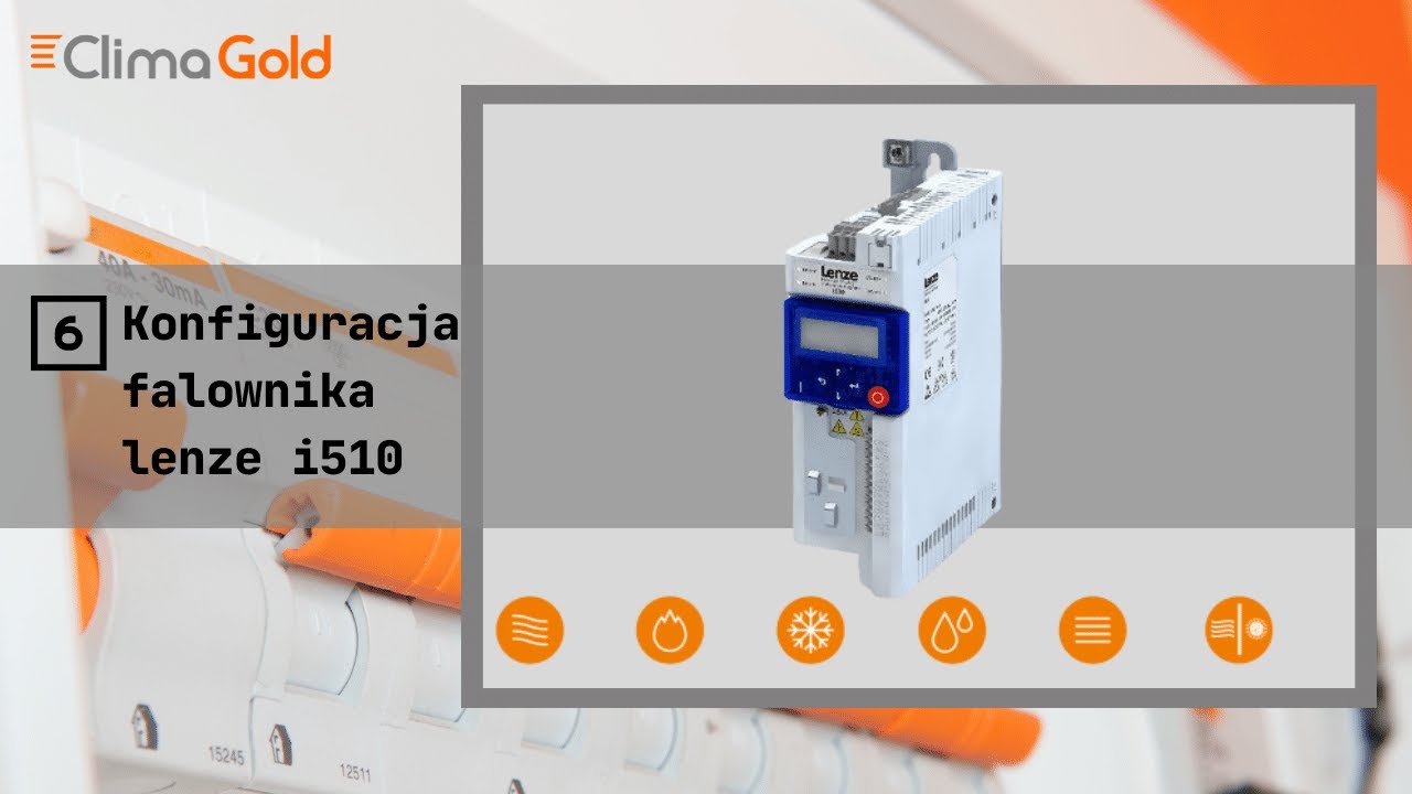 #6 KONFIGURACJA FALOWNIKA LENZE I510 W AUTOMATYCE CLIMA GOLD