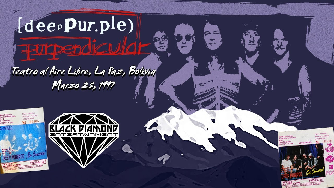 DEEP PURPLE en vivo Teatro al Aire Libre, La Paz, Bolivia - Marzo 25, 1997 (Video Completo)