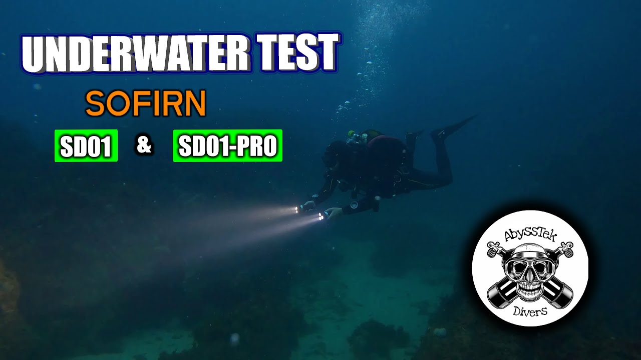 SOFIRN SD01 DIVE LIGHT & SOFIRN SD01 PRO DIVE LIGHT UNDERWATER TEST