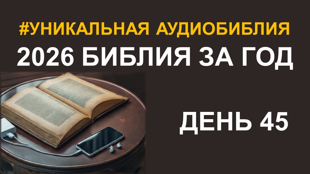 День 45. Библия за год. Библейский ультрамарафон портала «Иисус» 2026