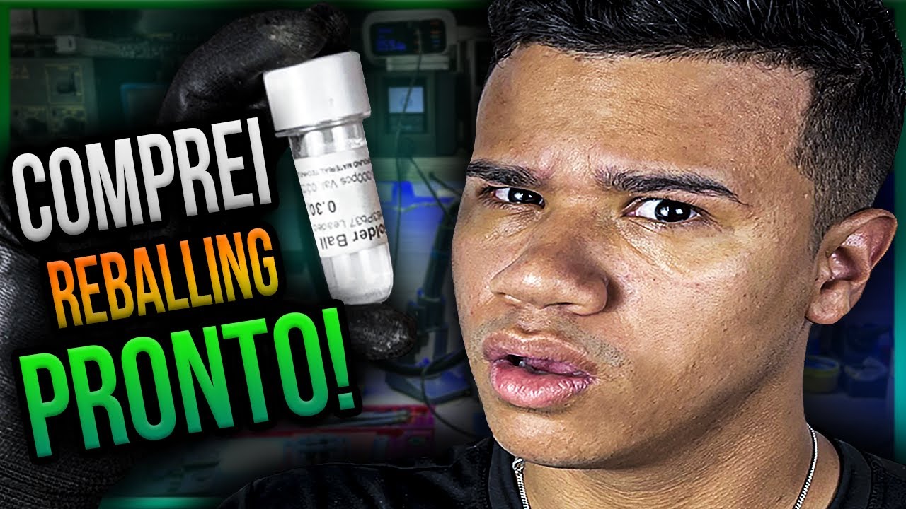 Como Fazer Reballing Sem Stencil! (Muito Fácil)