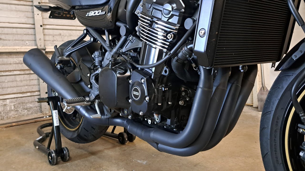 Z900RS. Установка выхлопной системы Brocks. Часть 2. Теперь с аудиоклипами!