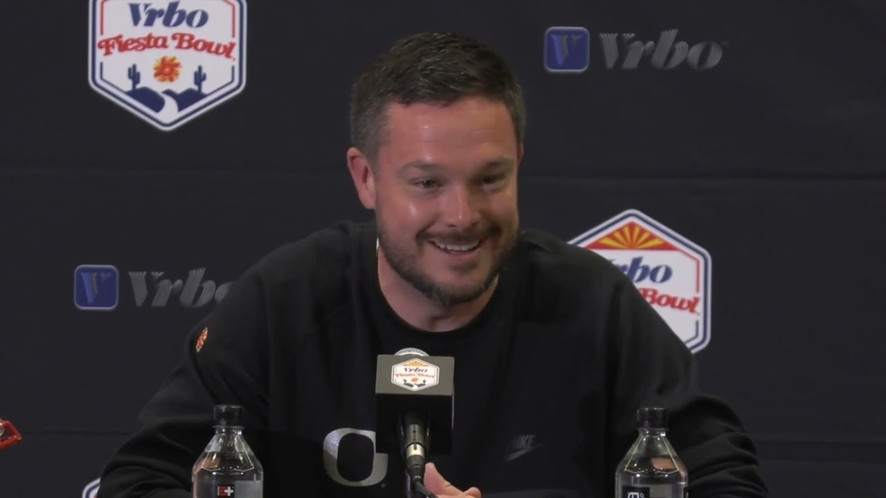 Oregon Ducks coach Dan Lanning on why he shot down rumors.
