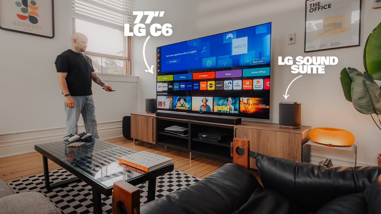 Этот сетап от LG превратил мой лофт в дом мечты // LG C6 OLED и LG Sound Suite