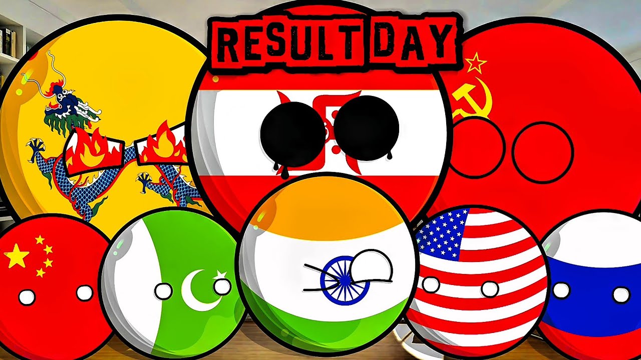 Countries Exam Results 😂🤣| #countryballs #worldprovinces