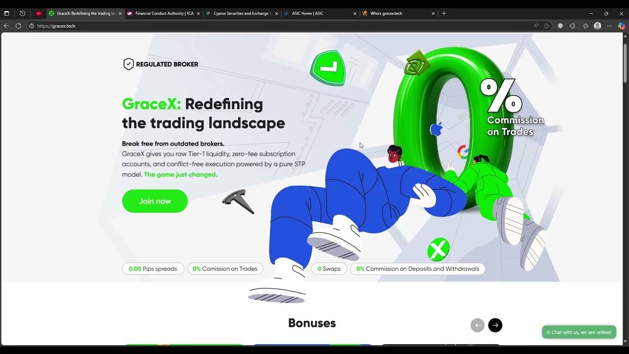 Gracex.Tech - CFD scam broker