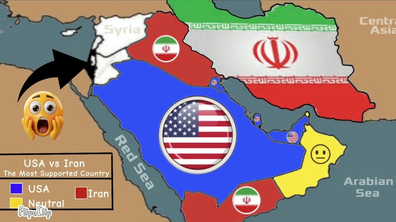 IRAN 🇮🇷 vs USA 🇺🇸 | The Most Liked Country in the world
