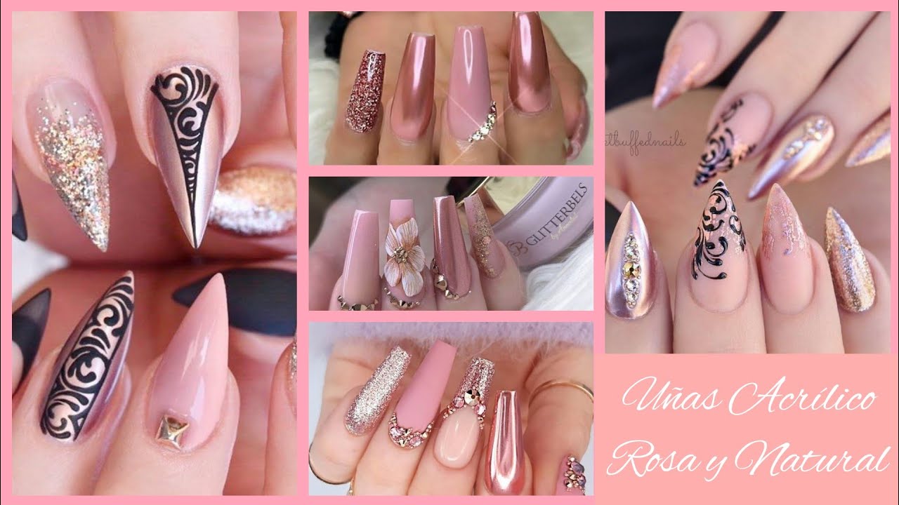 DISEÑOS DE UÑAS 2020💅❤/ pink nail 2020-2021/ fashion nail